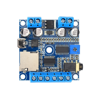 FN-TG01 MP3 Sound Board Activated with a Motion Sensor or Push Button with 15W Class D Amplifier