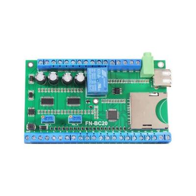 FN-BC20 (V1.1) 20 Channel Input MP3 Sound Board for KITT Replica RS485 Serial MP3 Player Sound Module for Industrial Control