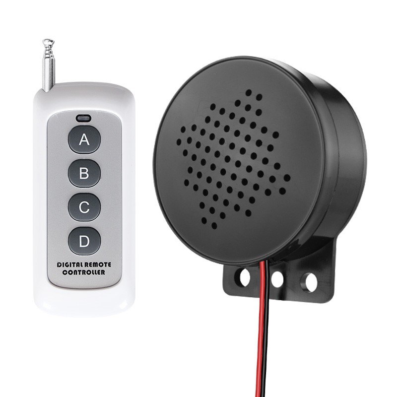 4 Key Remote MP3 Siren Car Horn 433MHz Remote Audio Speaker (FN-H860-RC)