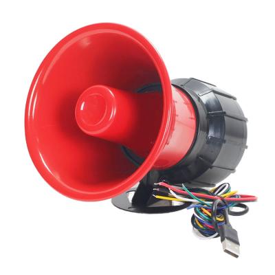 FN-A503 Programmable MP3 Siren Horn with Triggers 30W Triggerable MP3 Horn Speaker for Vehicles and Industrial Control Systems